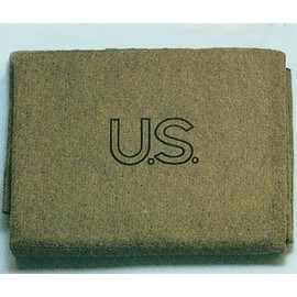 Olive Drab US 70% Virgin Wool Blanket