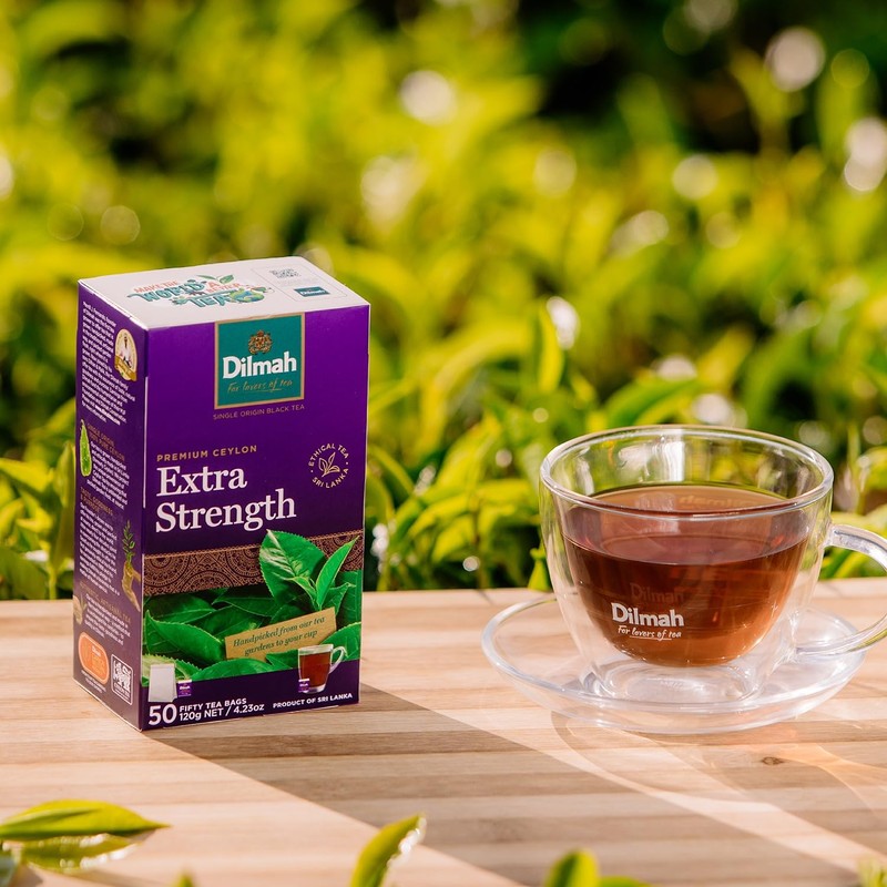 Dilmah Extra Strength Ceylon Tea 100 Tea Bags - 240g(8.47oz)