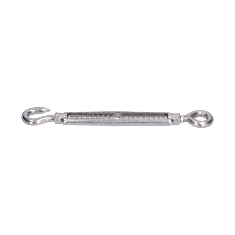 5Pcs Turnbuckle Hook and Eye Wire Rope Tension 304 Stainless