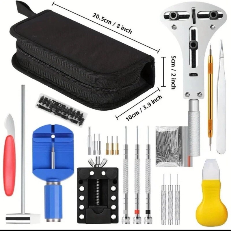 Kingsdun Watch Battery Repair Tool Kit Back Case Opener Upto