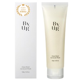 ByUR Clean Reset Gel Scrub Wash, Face Wash Gel, Foam Face Scrub, Mild Peeling, Pore Management, Pore Stain, Cuticle Care, Moisturizing, Korean Cosmetics, Skin Care, 4.2 oz (120 g)