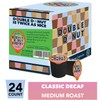 Double Donut Medium Roast Decaf Coffee Pods, Classic, for Keurig