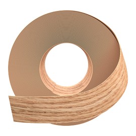 GSCIT Club Red Oak Edge Banding, 1 1/2 inch x 25ft roll of Veneer Edge Banding Pre-glued Flexible, Wood Tape Banding for Cabinet Repair Furniture