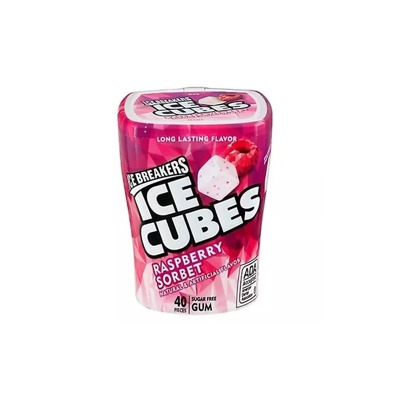 The Hershey Company Ice Breakers Ice Cubes Raspberry Sorbet Gum