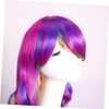 FRCOLOR Peluca Rizada Larga Anime Cosplay Peluca Peluca De Pelo