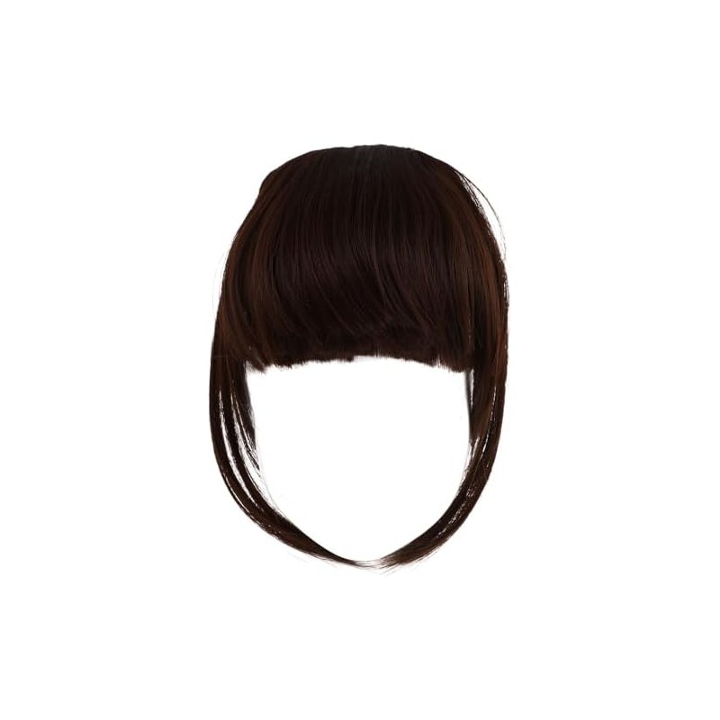 Flequillo Falso Clip para Mujer, Fibra Resistente, Moda No se