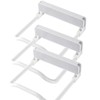 3PCS Washbasin Hanger Plastic Punch Free Bathroom Basin Storage Rack