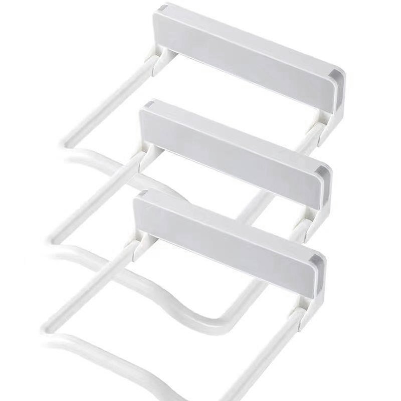 3PCS Washbasin Hanger Plastic Punch Free Bathroom Basin Storage Rack