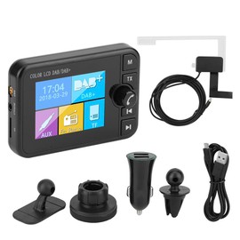 2.4in DAB Car Digital Radio Bluetooth Receiver with FM Transmitter