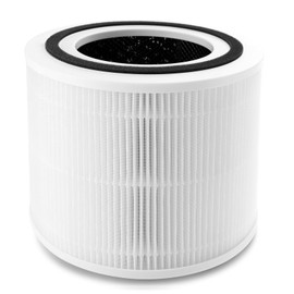 Core 300 Replacement Filter for LEVOIT Core 300-P and Core 300S-P Air Purifier,3-In-1 H13 True HEPA Filter,Efficiency Activated Carbon,Part No. Core 300-RF,White,1 Pack