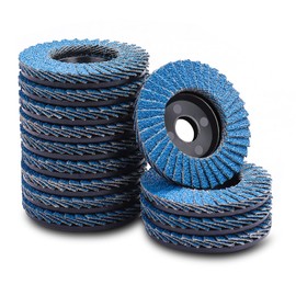12 Pack Angle Grinder Discs, 76mm Flap Discs Polishing Rough Corners 40 Grit Grinder Sanding Discs for Metal Wood Steel