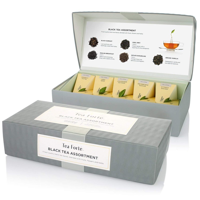 Tea Forte Assorted Black Tea Petite Presentation Box Tea Gift