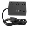 Desktop Smart Fast Charging Power Strip with 3 Outlet 3