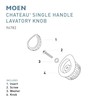 Moen 96782 Chateau Replacement Single Handle Bathroom Faucet Acrylic Knob