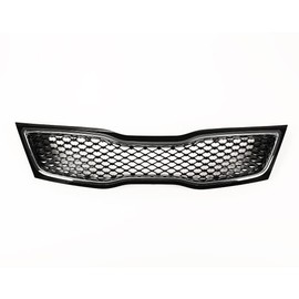 PIT66 Front Upper Bumper Radiator Grille, Compatible with 2014-2015 Kia Optima #863502T700