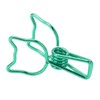 100Pcs Kitten Binder Clips Cute Animal Style Strong Clamping Hollow