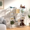 MAX Houser Storage Rack with Shelf,Industrial Style Extendable Plant Stand,