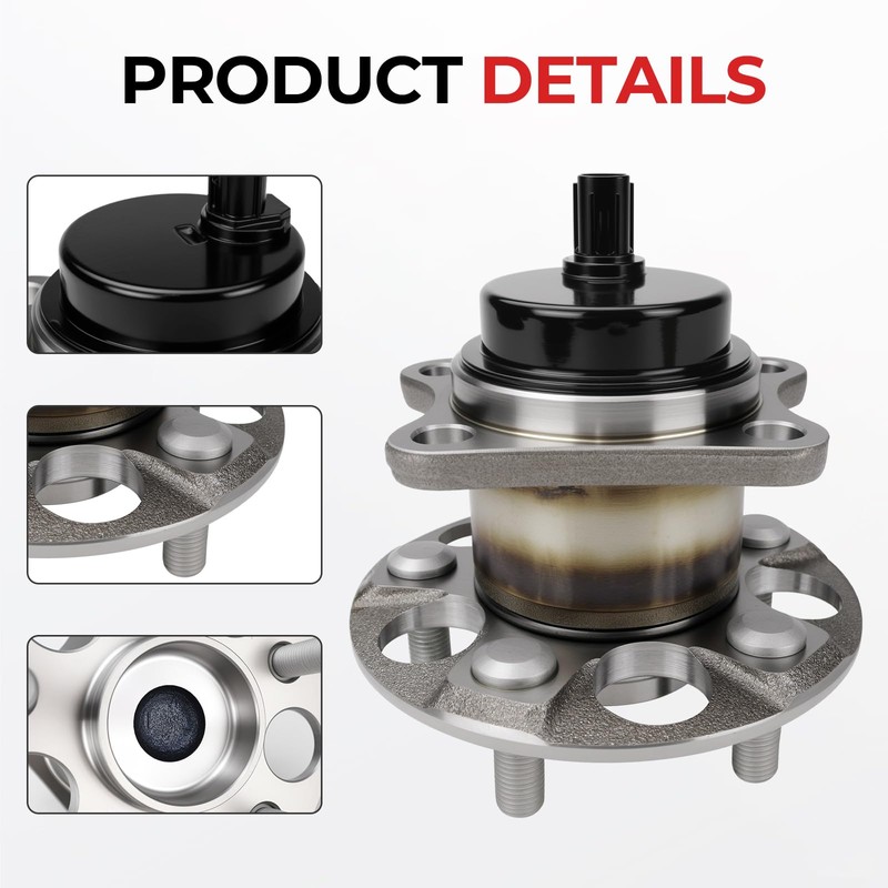 VeloCore 512505 Rear Wheel Bearing & Hub Assembly 5 Lugs