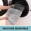 Arotive Soft Microfiber Bathroom Toilet Lid Cover, Machine Washable Seat