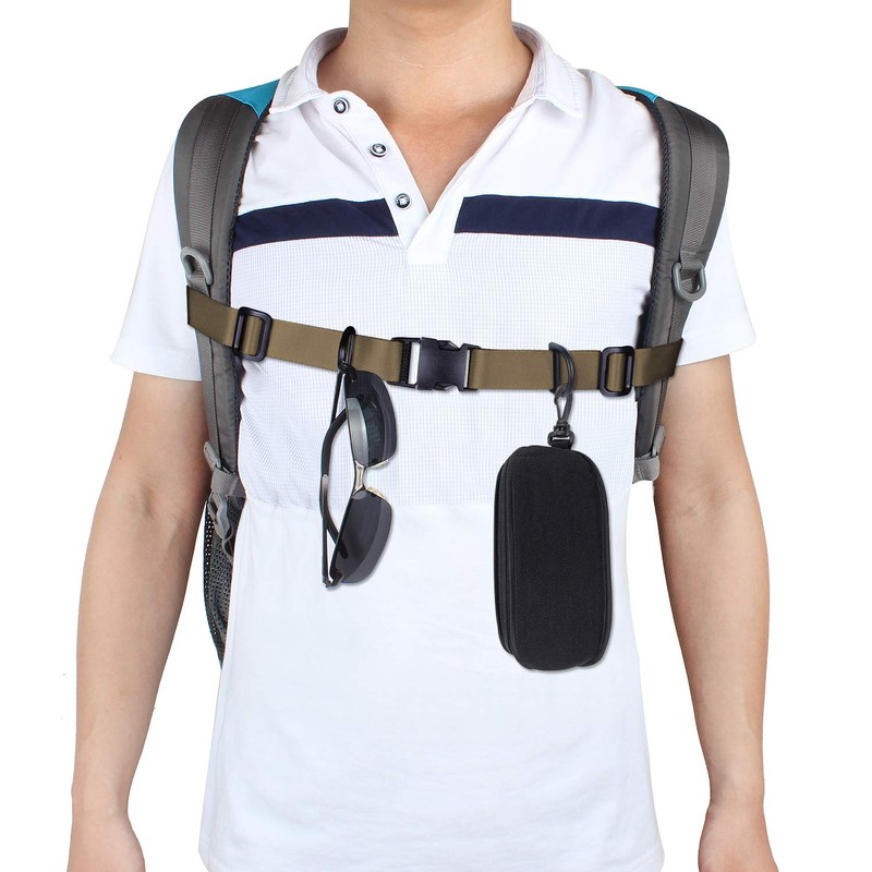 Backpack Chest Strap, Wisdompro Adjustable Chest Belt, Heavy Duty Sternum
