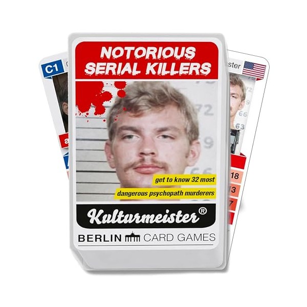Kulturmeister Notorious Serial Killers - A Killer Card Game Playing