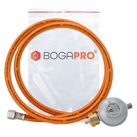Gas Pressure Regulator with Gas Hose 30 mbar