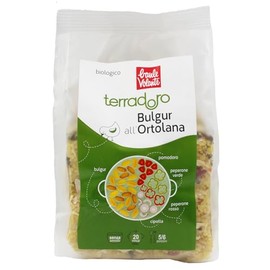 Baule volante Zuppa di Bulgur con Verdure - Mix di Grano Duro Spezzato e Precotto con Verdure Biologiche Essiccate - Ricetta Ispirata al Taboulé Mediterraneo