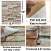 Yutianli 10PSC 3D Wall Panels Peel and Stick Faux Brick