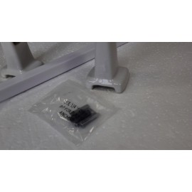 Mid Century Modern Vintage White Ceramic Towel Bar Rod Rack Post Holders Bracket Screw in Drywall