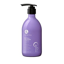 Luseta Champú de Crecimiento Capilar de Biotina y Colágeno - 16.9oz, Champú para Pérdida de Cabello y Engrosamiento para Hombres y Mujeres, Vitamina B