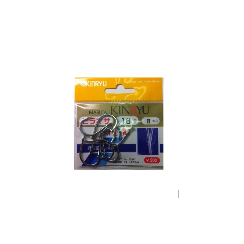 Kinryu H-Line Hiramasa Hook, White, No. 16