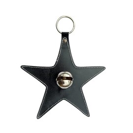 Hanging Star Bells for Door – Shopkeepers Bell Over The Door - Silver Door Hanging Bell on Silver Ring - Multi-Purpose Jingle Bell Door Christmas Sleigh Bells & Dog Training Bells