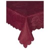 Emma Barclay Damask Rose - Jacquard Table Cloth in Wine