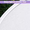 Spandex Round Arch Backdrop Cover 150cm White – Stretch-Fit Wrinkle-Resistant