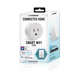 Xtreme Smart Wi-Fi Plug 4 Pack, 10 Amp Compact Smart Outlet with App Remote Control, Voice Control, Scheduling, Compatible with Alexa, Google Home, Siri, 2.4GHz Wi-Fi, No Hub, ETL & FCC Certified (4)