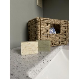 Stress Relief Custom Soap Sampler- Set of 6- Enriched with Shea Butter, Cocoa Butter and Essential Oils- Lavender Thyme, Orange Clove, Seaweed Eucalyptus, Cucumber Mint, Goat Milk and Custom Scent