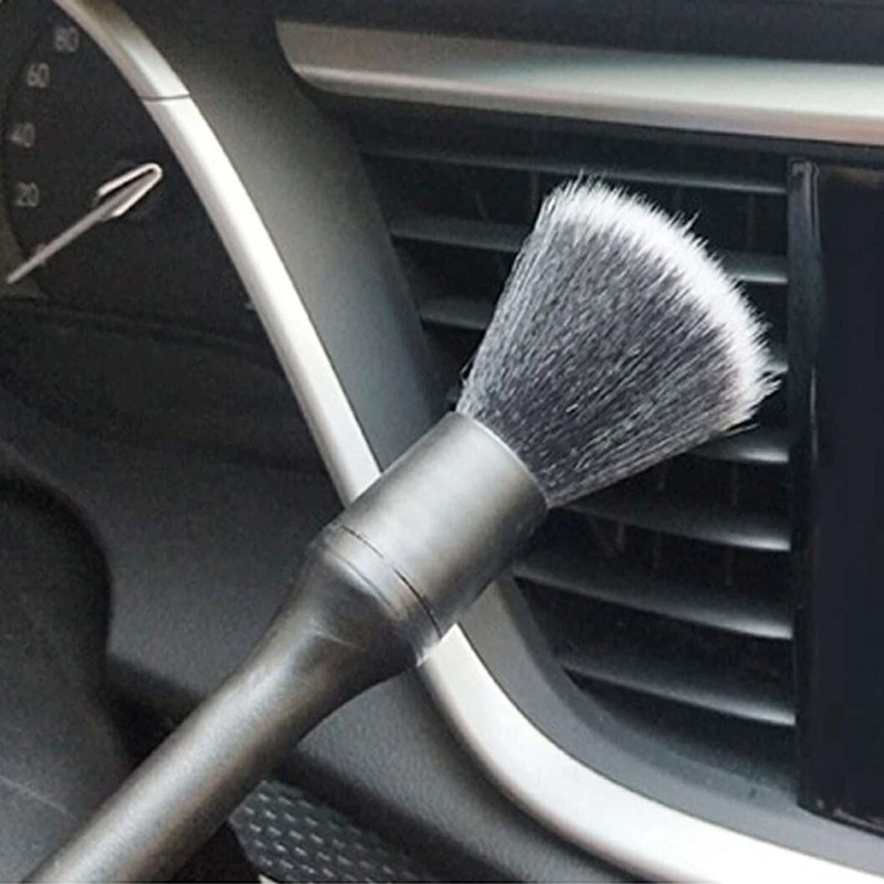 3 x Specialist Detailing Brushes for Car Cleaning Vents, Dash,