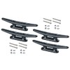 New Marine 4 Nylon Clamps in Black or White, Various