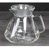 Glass Coffee Server for Drip Coffee Maker,Diamond Fashion Design Glass
