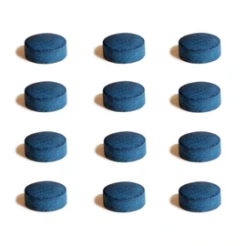 Tweeten Elk Master Billiard Pool Cue Tips Fibre Company (12.5 mm, Pack of 12)