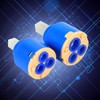 MOUMOUTEN Ceramic Disc Cartridge, Plastic Mixer Tap Cartridges Inner Control