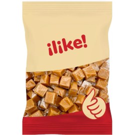 iLike! Vanilla Caramel Squares Candy, Individually Wrapped, 1,5 Pound Pack