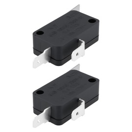 ECSiNG 2 Stück Mikroschalter Schnappschalter 2-polig SPST NC 15A 250V V7-6C37E9-036 Kompatibel mit Honeywell