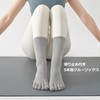 iSEN LABEL 5 Toe Socks, Crew Socks, Yoga Socks, Non-slip,