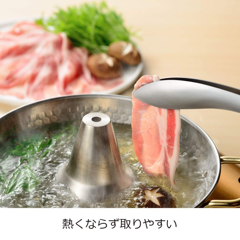 Oaks Leye Serving Tongs, Easy Grip with Light Force, Stainless