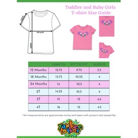 Isaac Mizrahi Loves Sesame Street Abby Cadabby Toddler Baby Short Sleeve Tee (3T, Pink)