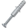 Screws and Wall Plugs Set(10pcs Screws and 10pcs Wall Plugs),Zinc