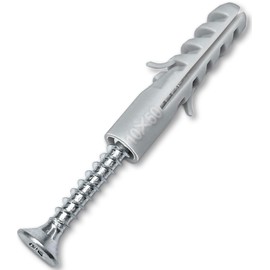 Screws and Wall Plugs Set(10pcs Screws and 10pcs Wall Plugs),Zinc Galvanized Screw