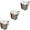 Gloca Set of 3 Adattatori 2 Prese 10/16A Con Spina