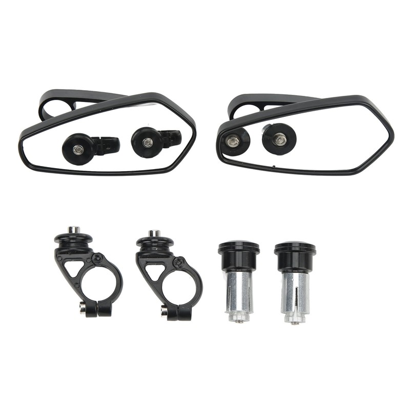 Motorcycle Rear View Mirror 22mm Handlebar Mirror 360 Degree Rotation